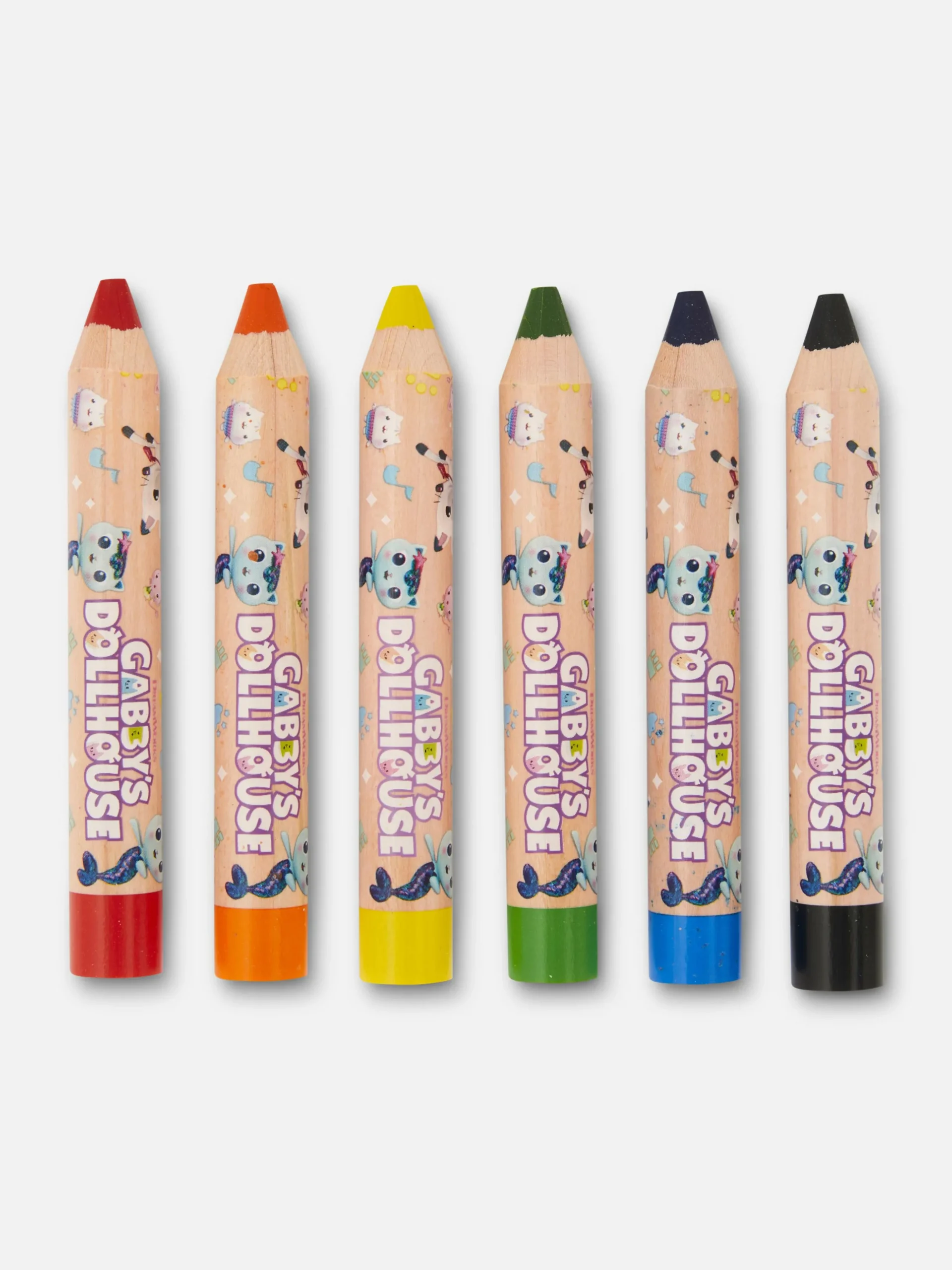 6 Crayons à Coloriage Gabby Et La Maison Magique
