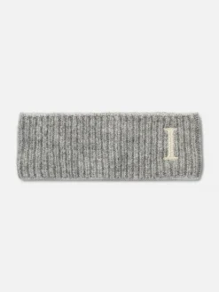 Bandeau En Tricot Avec Initiale Brodée