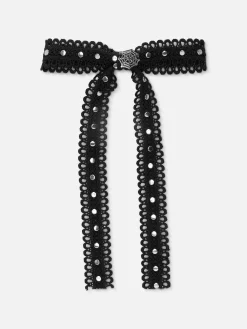 Barrette Avec Nœud En Dentelle Halloween