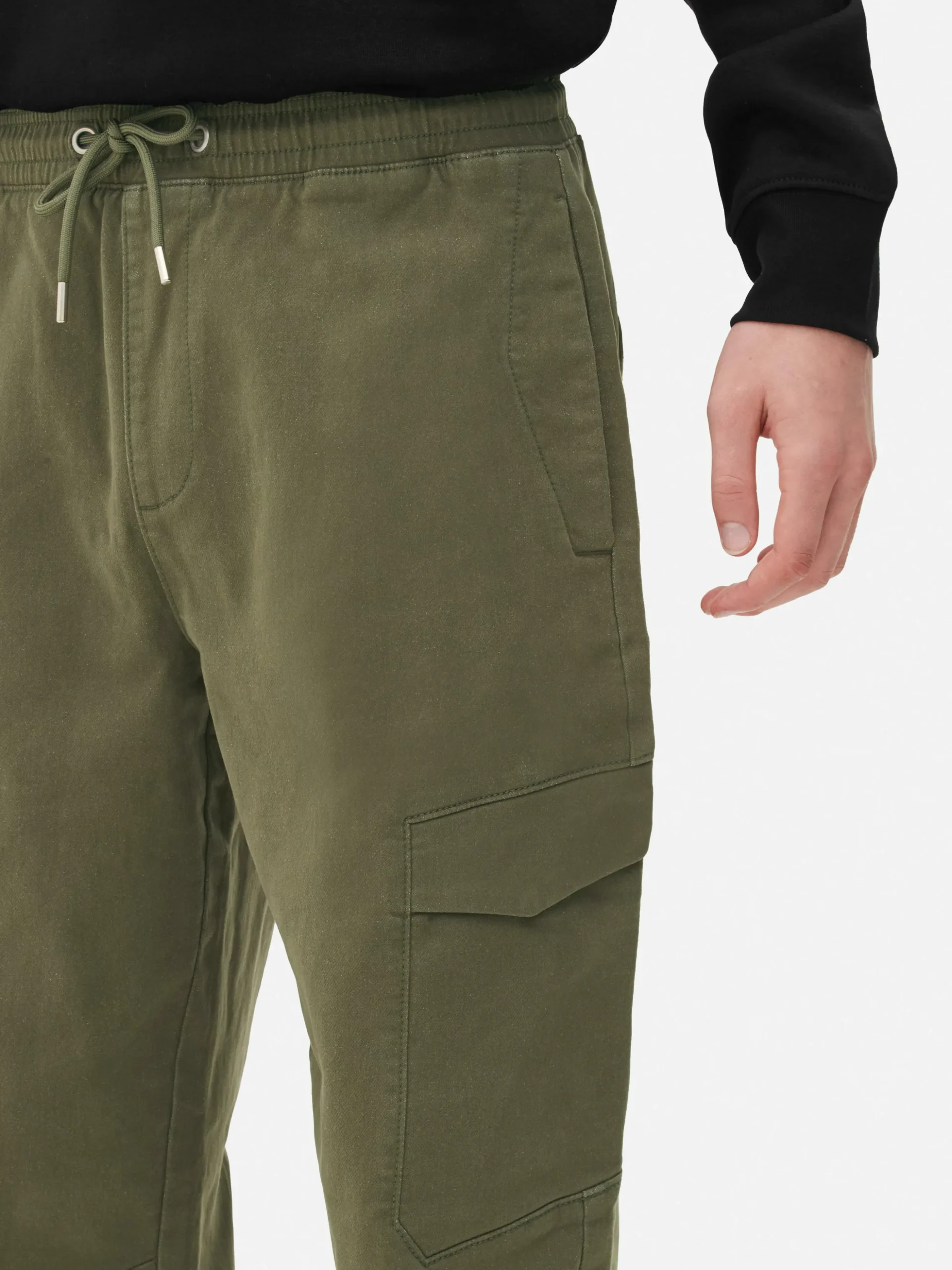 Bas De Jogging Cargo Stretch à Coupe Décontractée