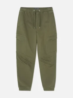 Bas De Jogging Cargo Stretch à Coupe Décontractée