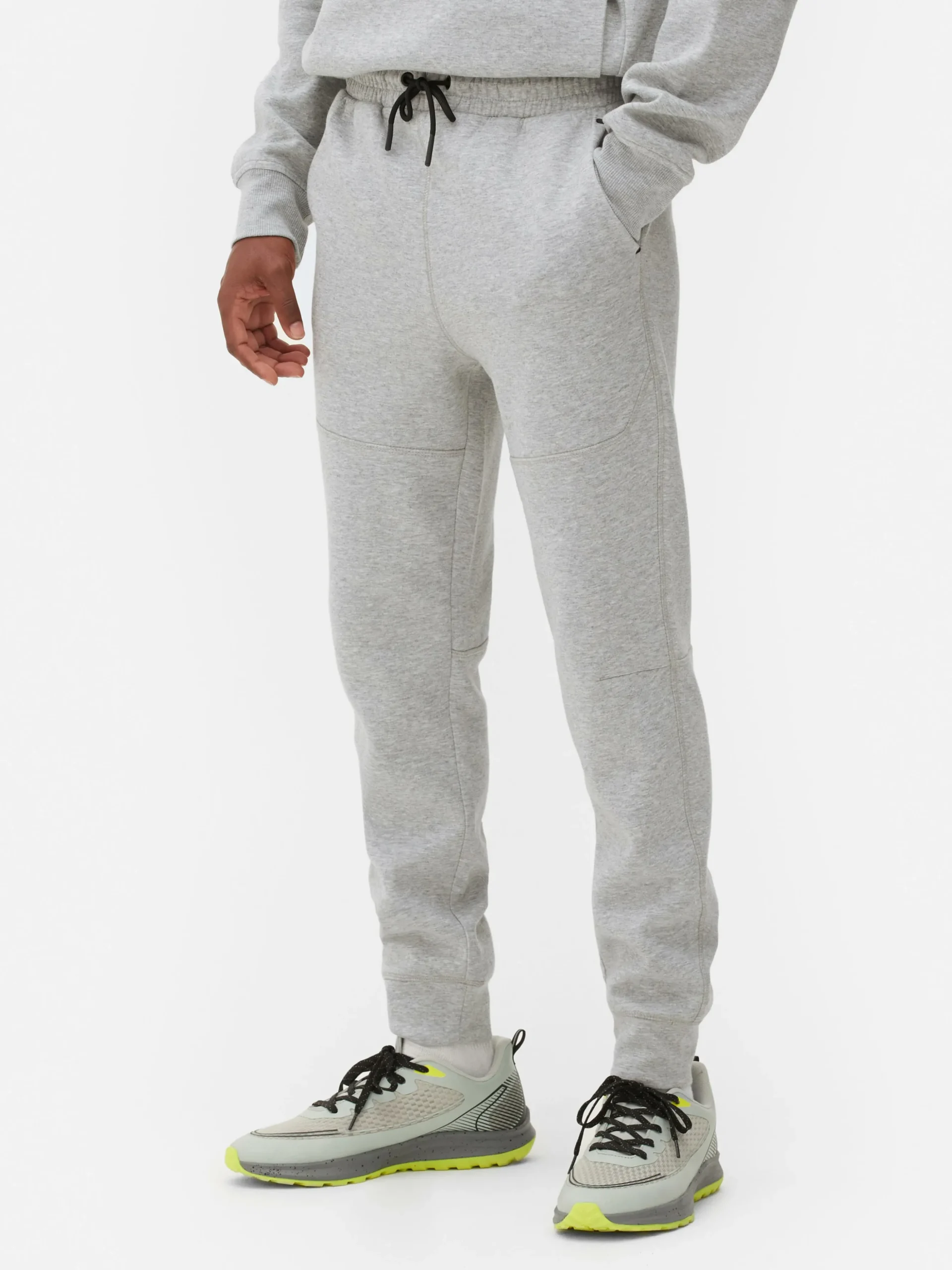 Bas De Jogging Contrecollé Coupe Slim