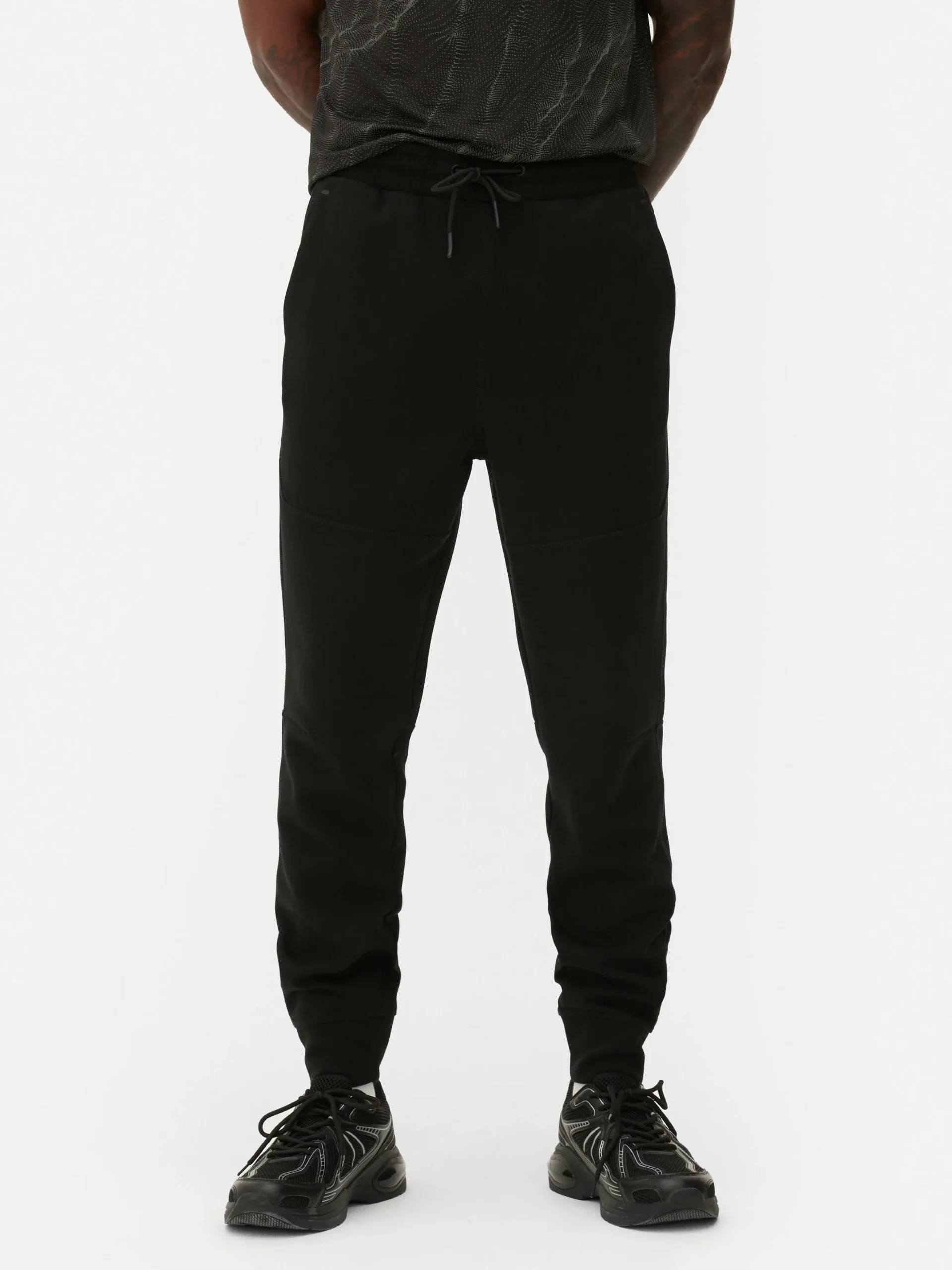 Bas De Jogging Contrecollé Coupe Slim