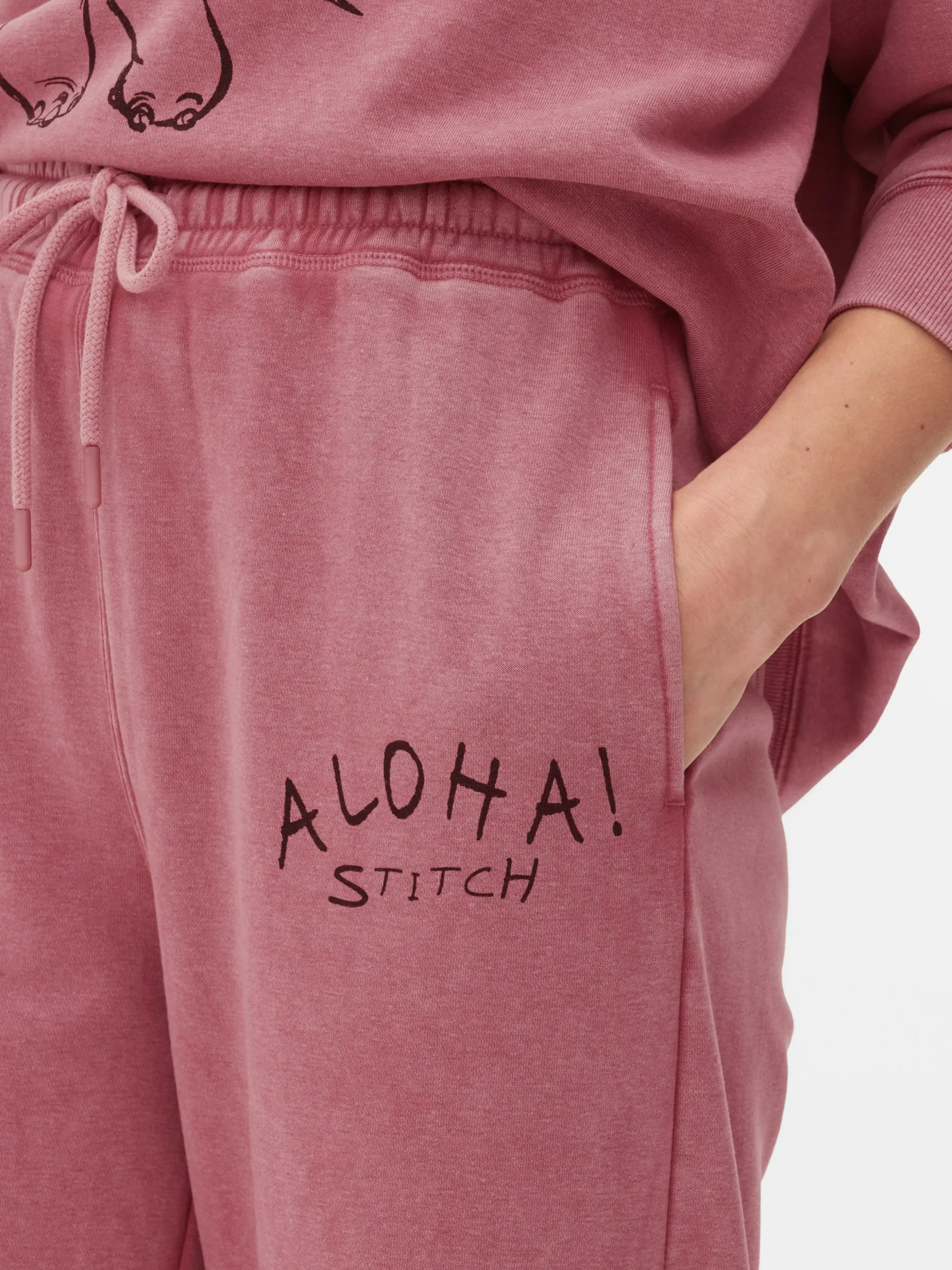 Bas De Jogging Droit à Coordonner Disney Stitch