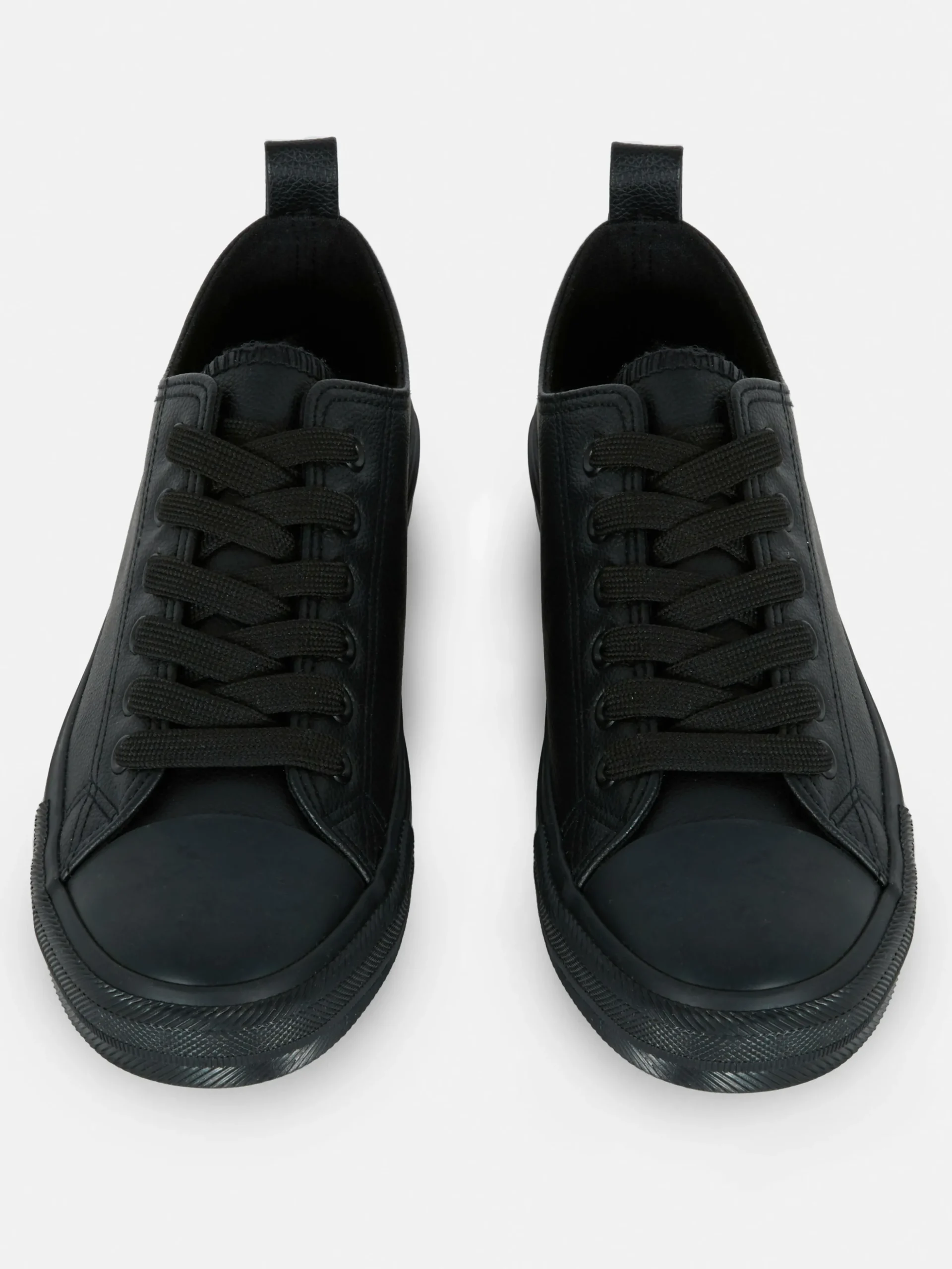Baskets Basses En Simili Cuir