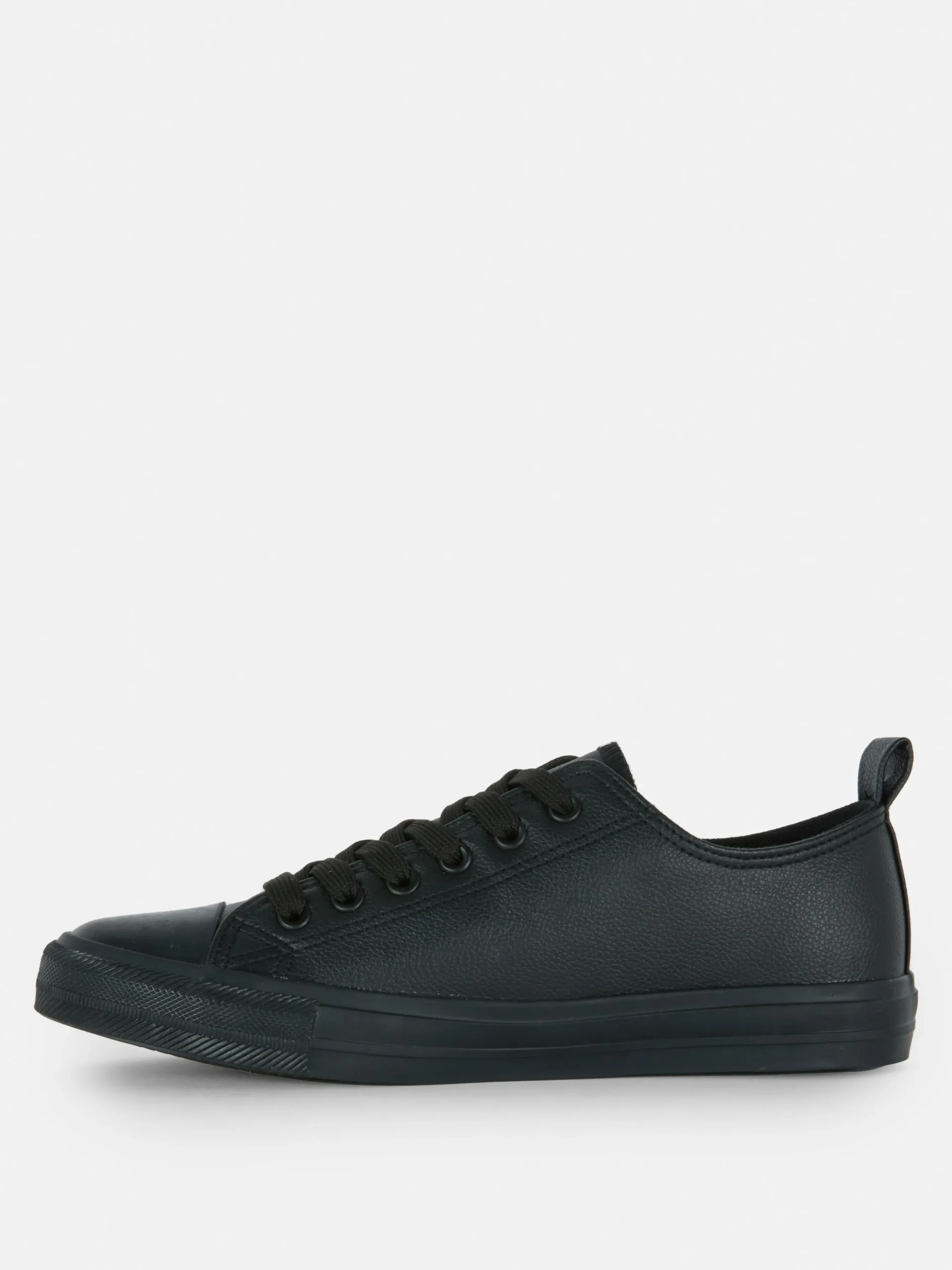 Baskets Basses En Simili Cuir