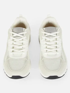 Baskets Sport à Empiècements Multiples