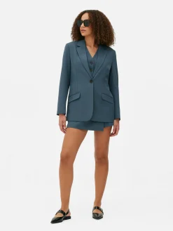 Blazer à Boutonnage Simple à Coordonner
