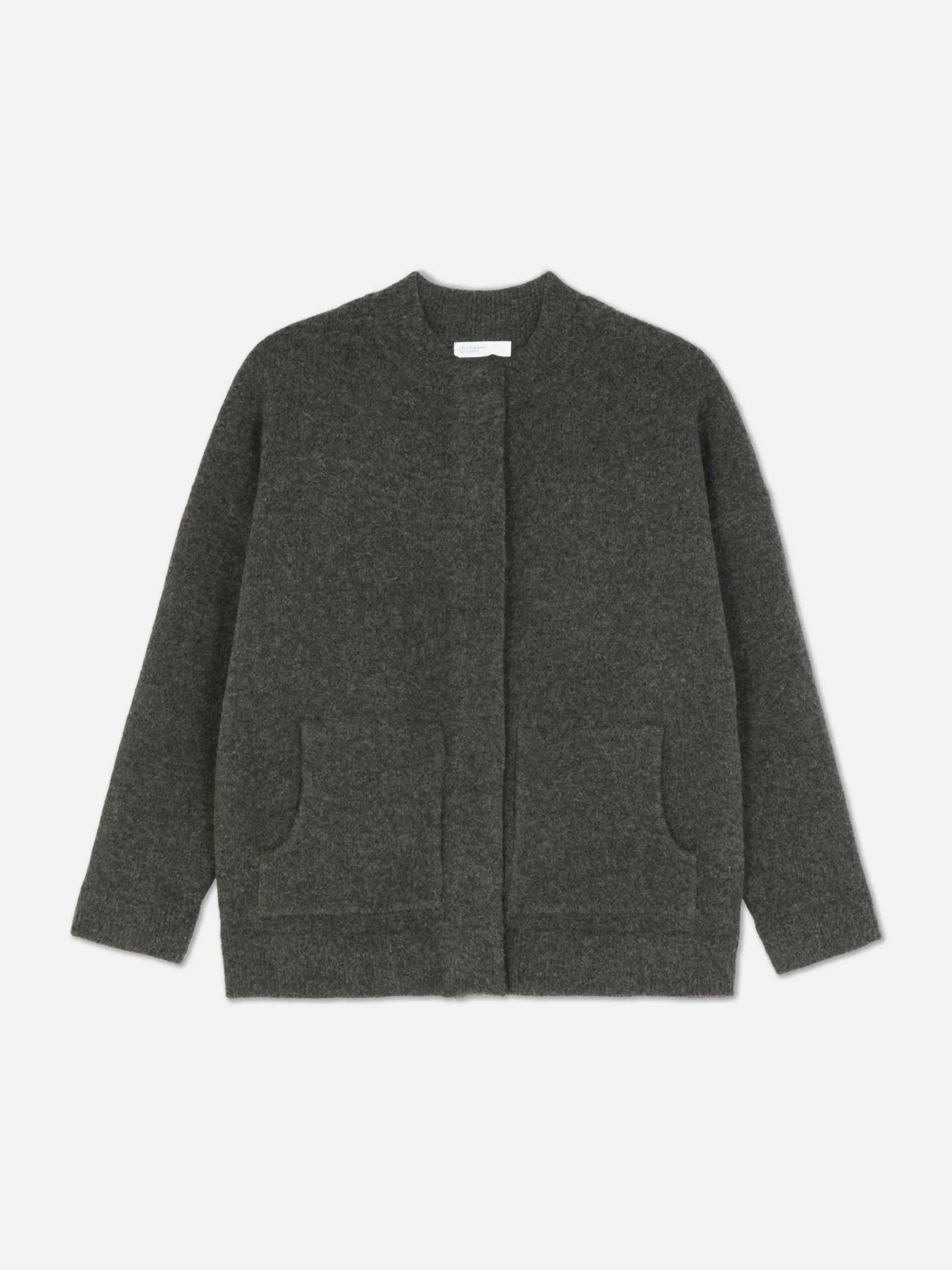 Blouson Bomber Tricoté Oversize
