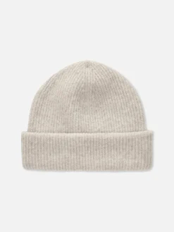 Bonnet En Grosse Maille à Revers