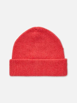 Bonnet En Grosse Maille à Revers