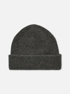 Bonnet En Grosse Maille à Revers
