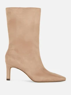 Bottes à Talons Aiguilles En Suédine
