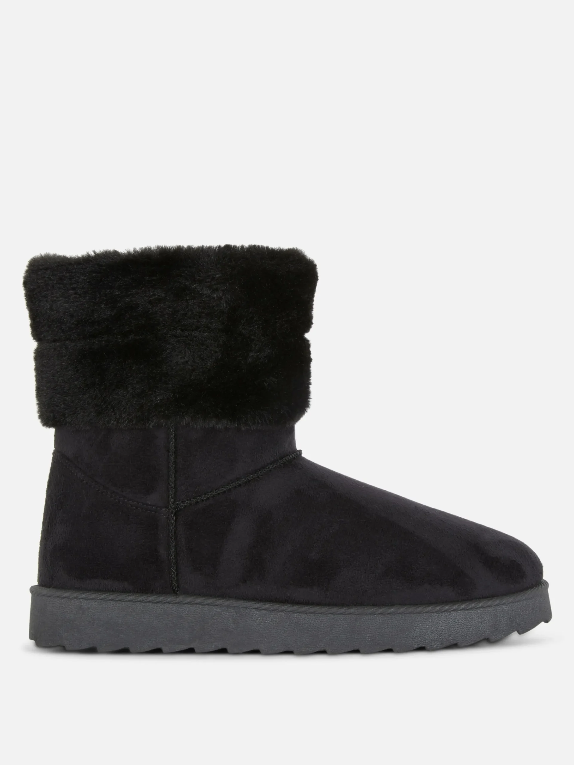Bottes Doublées En Fausse Fourrure