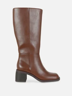 Bottes Hauteur Genou à Talon