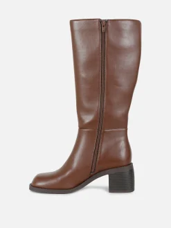Bottes Hauteur Genou à Talon