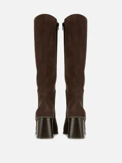 Bottes Hauteur Genou à Talon