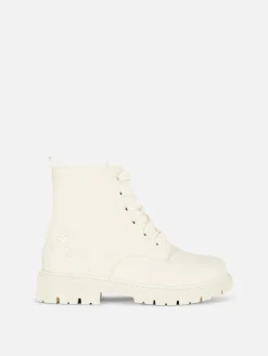 Bottes épaisses Zippées Sur Le Côté