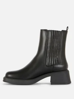 Bottines Chelsea à Talon Bloc