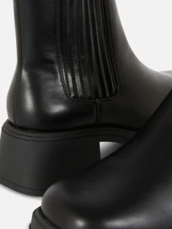 Bottines Chelsea à Talon Bloc