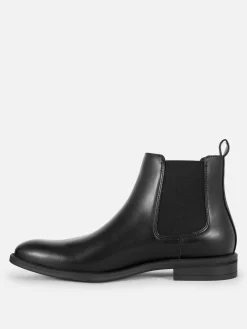 Bottines Chelsea En Simili Cuir