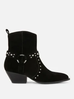 Bottines Cloutées En Suédine Rita Ora