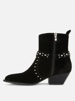 Bottines Cloutées En Suédine Rita Ora