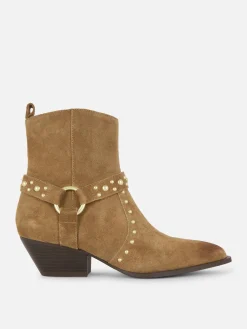 Bottines Cloutées En Suédine Rita Ora