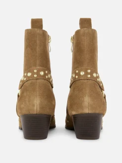 Bottines Cloutées En Suédine Rita Ora