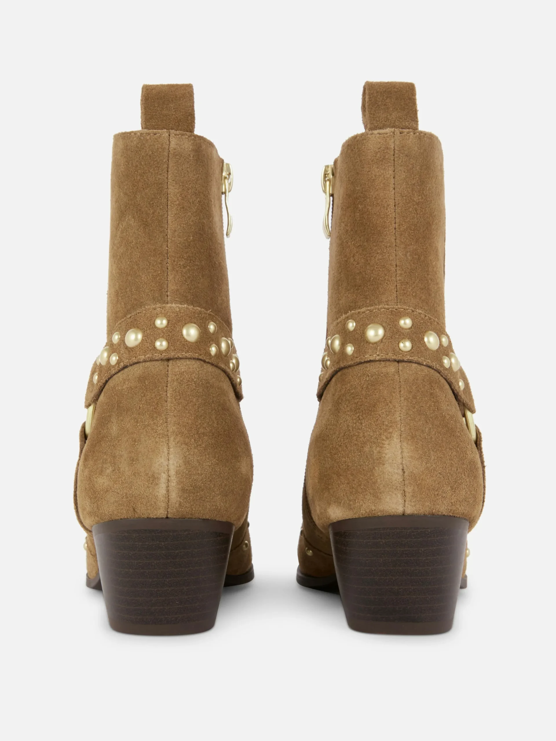 Bottines Cloutées En Suédine Rita Ora