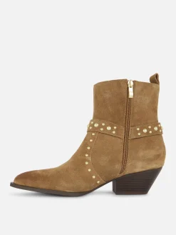 Bottines Cloutées En Suédine Rita Ora