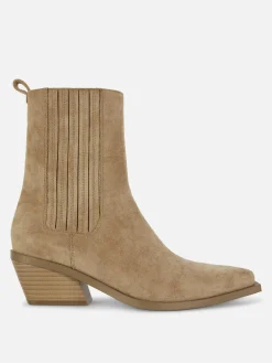 Bottines Western à Talons Bas