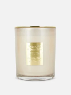 Bougie Parfumée à Double Mèche Dans Un Pot à Couvercle
