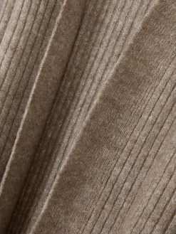 Cardigan Long Côtelé