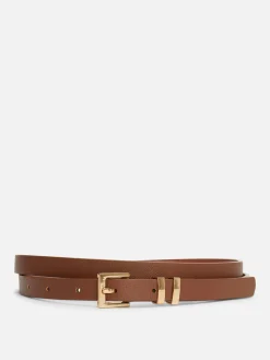 Ceinture à Boucle Carrée
