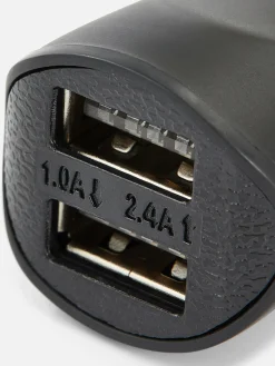 Chargeur Pour Allume-cigare à Double Port USB