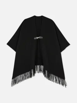 Écharpe Façon Cape à Fermeture Crochet