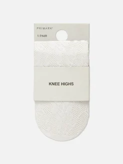 Chaussettes Hauteur Genou En Dentelle