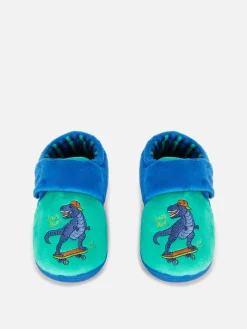 Chaussons à Semelle épaisse Et Motif Dinosaure