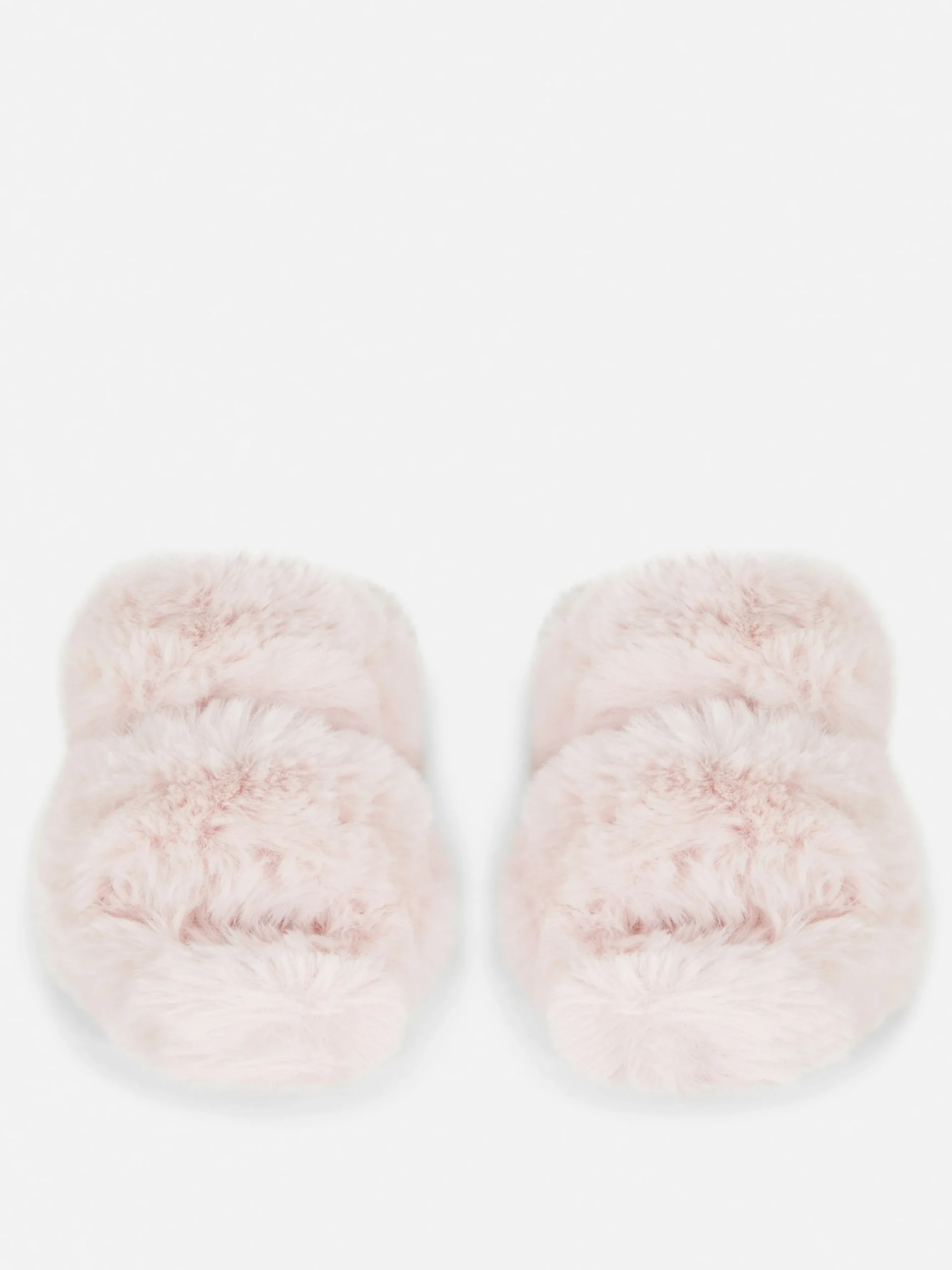 Chaussons Duveteux à Double Bride