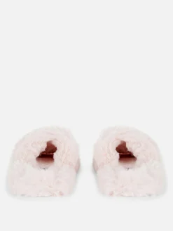 Chaussons Duveteux à Double Bride