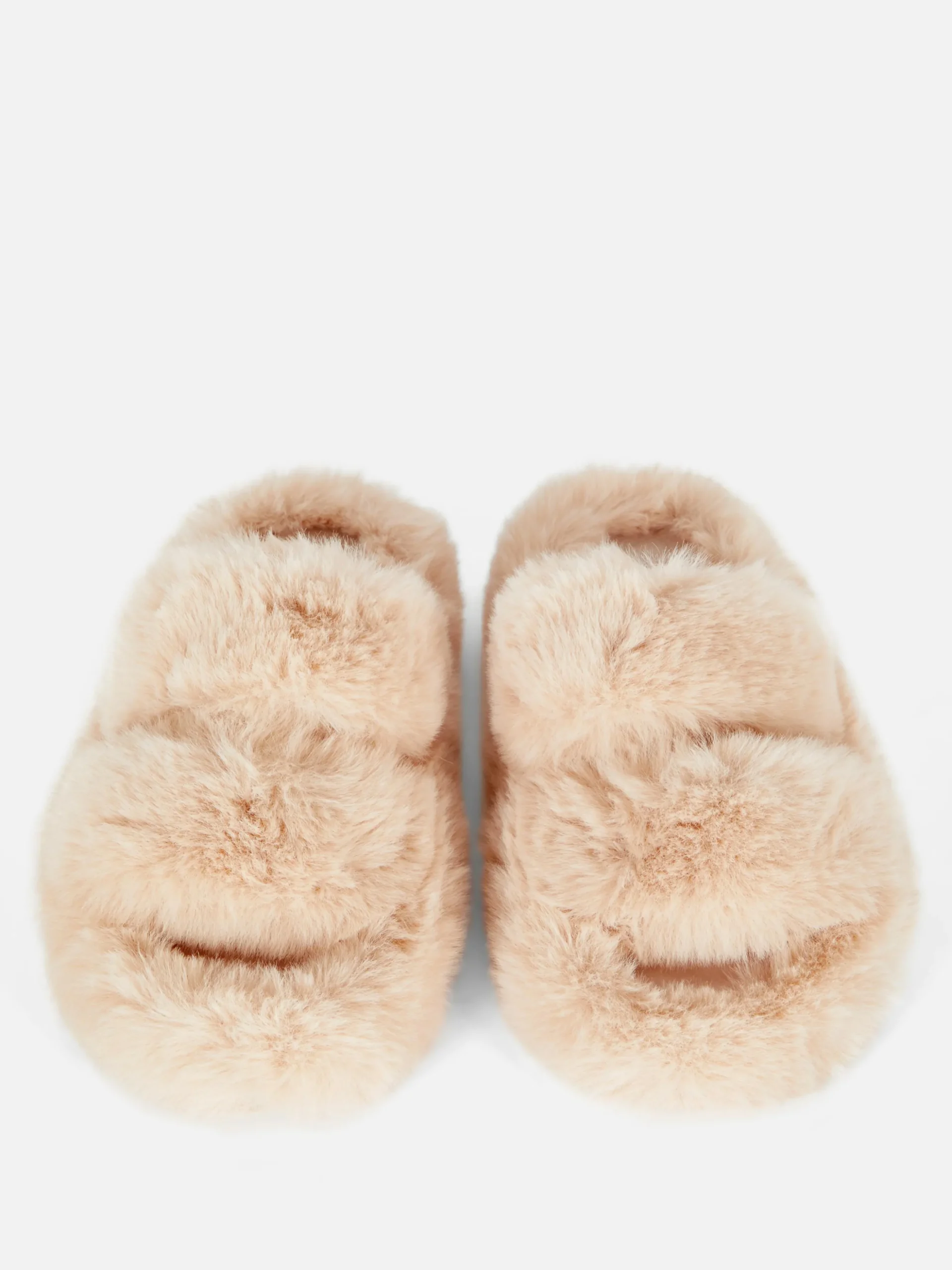 Chaussons Duveteux à Double Bride