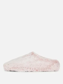 Chaussons En Fausse Fourrure
