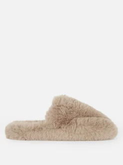 Chaussons En Fausse Fourrure