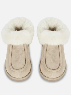 Chaussons Mocassins Doublés En Fausse Fourrure