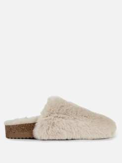 Chaussons Mules Duveteux