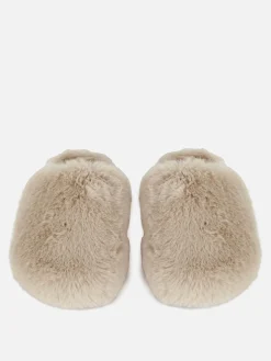 Chaussons Mules Duveteux