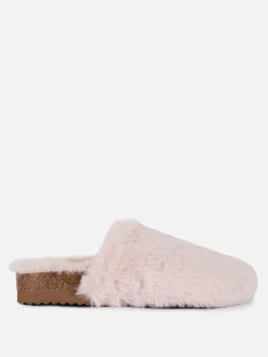 Chaussons Mules Duveteux