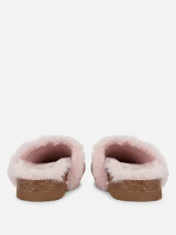 Chaussons Mules Duveteux