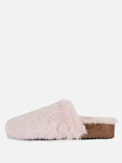 Chaussons Mules Duveteux
